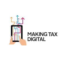 UK landlord reviewing making tax digital rules and quarterly tax reporting on a laptop